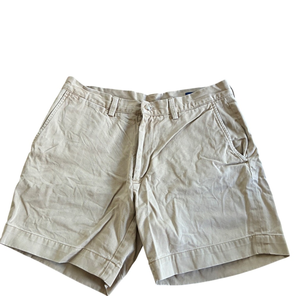 Polo Ralph Lauren 6" Chino Shorts Mens Size 36 Khaki Preppy Frat Boy Old Money